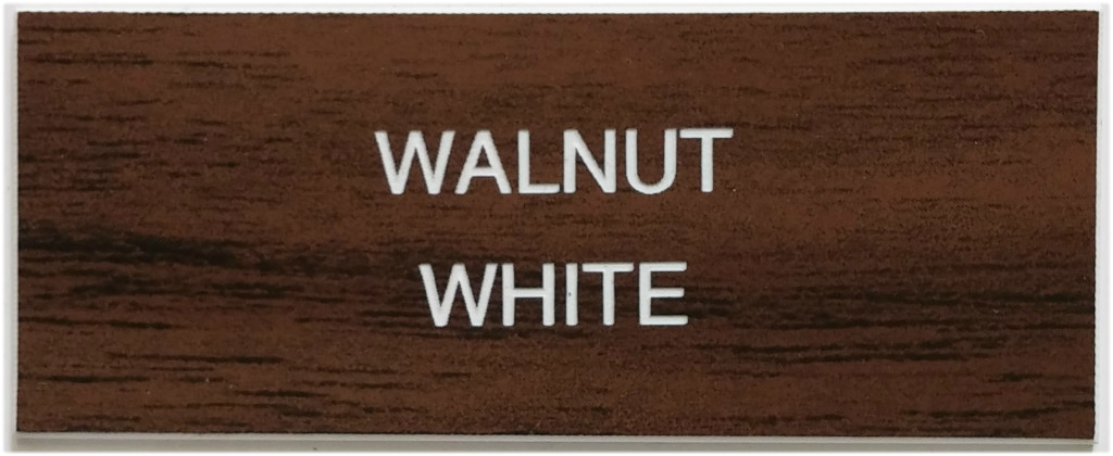 walnut_and_white_letters